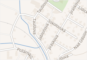 Jabloňová v obci Letohrad - mapa ulice