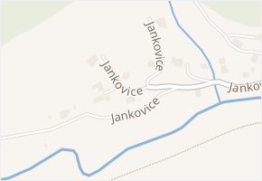 Jankovice v obci Letohrad - mapa části obce