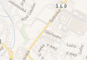 Obchodní v obci Letohrad - mapa ulice