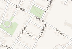 Odbojářů v obci Letohrad - mapa ulice