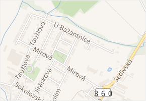 Okrajová v obci Letohrad - mapa ulice