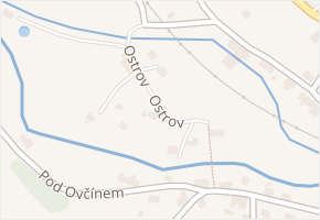Ostrov v obci Letohrad - mapa ulice