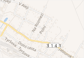 Polní v obci Letohrad - mapa ulice
