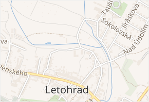 Požárníků v obci Letohrad - mapa ulice