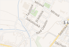 Sokolovská v obci Letohrad - mapa ulice