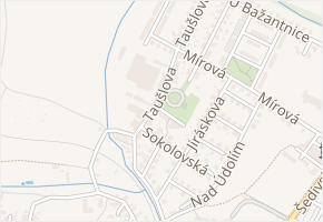 Tkalcovská v obci Letohrad - mapa ulice