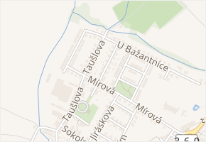 UL. SNP v obci Letohrad - mapa ulice