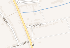 U Hřiště v obci Letonice - mapa ulice