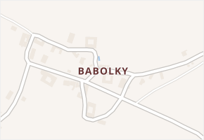 Babolky v obci Letovice - mapa části obce