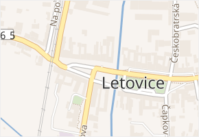 Česká v obci Letovice - mapa ulice