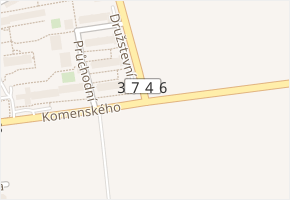 Družstevní v obci Letovice - mapa ulice