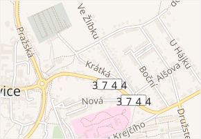 Krátká v obci Letovice - mapa ulice