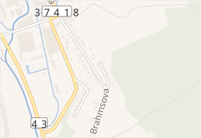 Na kroupce v obci Letovice - mapa ulice