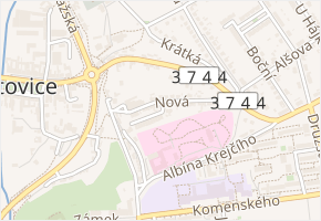 Sadová v obci Letovice - mapa ulice
