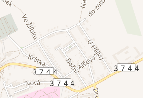 Střední v obci Letovice - mapa ulice