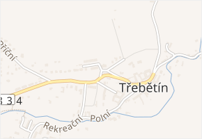 Třebětínská v obci Letovice - mapa ulice
