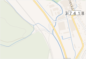 U zastávky v obci Letovice - mapa ulice