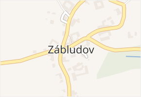Zábludov v obci Letovice - mapa části obce