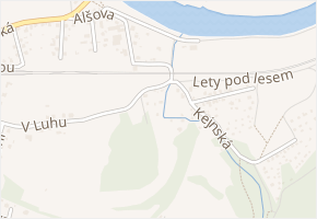 V Tůních v obci Lety - mapa ulice