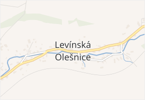 Ždírec v obci Levínská Olešnice - mapa části obce