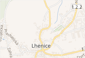Bavorovská v obci Lhenice - mapa ulice