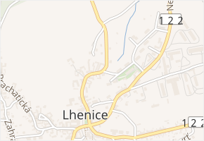Sídliště SNP v obci Lhenice - mapa ulice