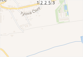 V Jahodárně v obci Lhenice - mapa ulice
