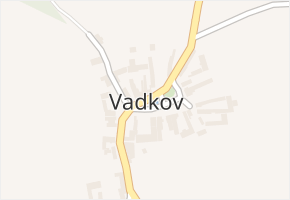 Vadkov v obci Lhenice - mapa části obce