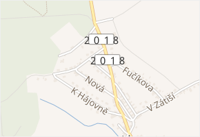Grospičova v obci Lhota - mapa ulice