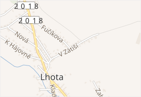 V Zátiší v obci Lhota - mapa ulice