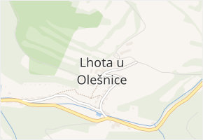 Lhota u Olešnice v obci Lhota u Olešnice - mapa části obce