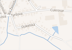 Dukelská v obci Libáň - mapa ulice