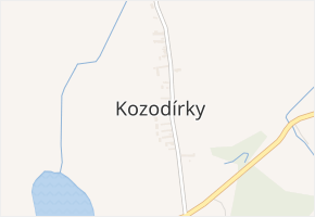 Kozodírky v obci Libáň - mapa části obce