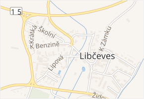 Příčná v obci Libčeves - mapa ulice