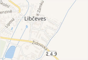 Sídliště v obci Libčeves - mapa ulice