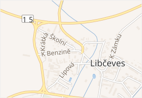 Školní v obci Libčeves - mapa ulice