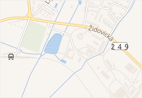U Rybníka v obci Libčeves - mapa ulice