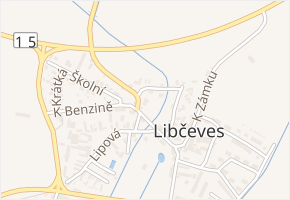 Všechlapská v obci Libčeves - mapa ulice