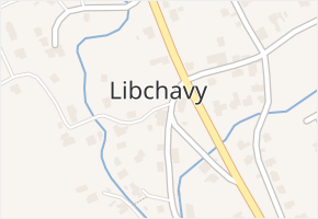 Dolní Libchavy v obci Libchavy - mapa části obce