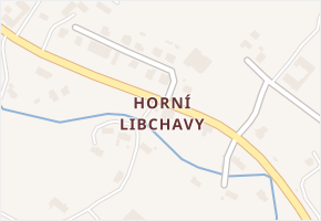 Horní Libchavy v obci Libchavy - mapa části obce