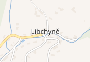 Libchyně v obci Libchyně - mapa části obce
