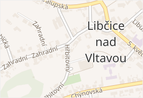 Hřbitovní v obci Libčice nad Vltavou - mapa ulice