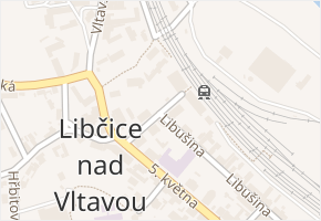 K Nádraží v obci Libčice nad Vltavou - mapa ulice