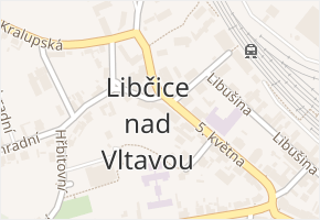 Libčice nad Vltavou v obci Libčice nad Vltavou - mapa části obce