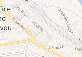 Libušina v obci Libčice nad Vltavou - mapa ulice