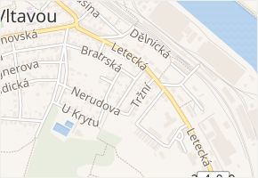 Na Radosti v obci Libčice nad Vltavou - mapa ulice