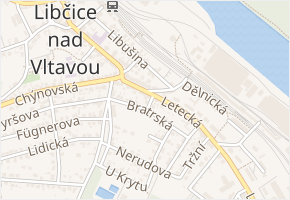 Na Spojce v obci Libčice nad Vltavou - mapa ulice