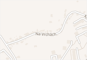 Na Vrchách v obci Libčice nad Vltavou - mapa ulice