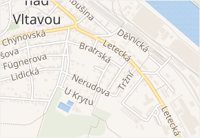 Nad Sokolovnou v obci Libčice nad Vltavou - mapa ulice