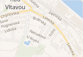 Palackého v obci Libčice nad Vltavou - mapa ulice